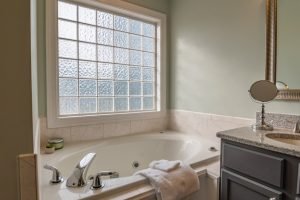 Glass frosted window film for bathrooms